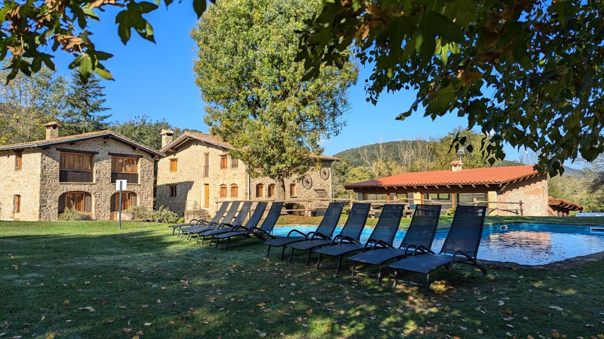 Mas El Carrer Apartment Santa Pau Bagian luar foto
